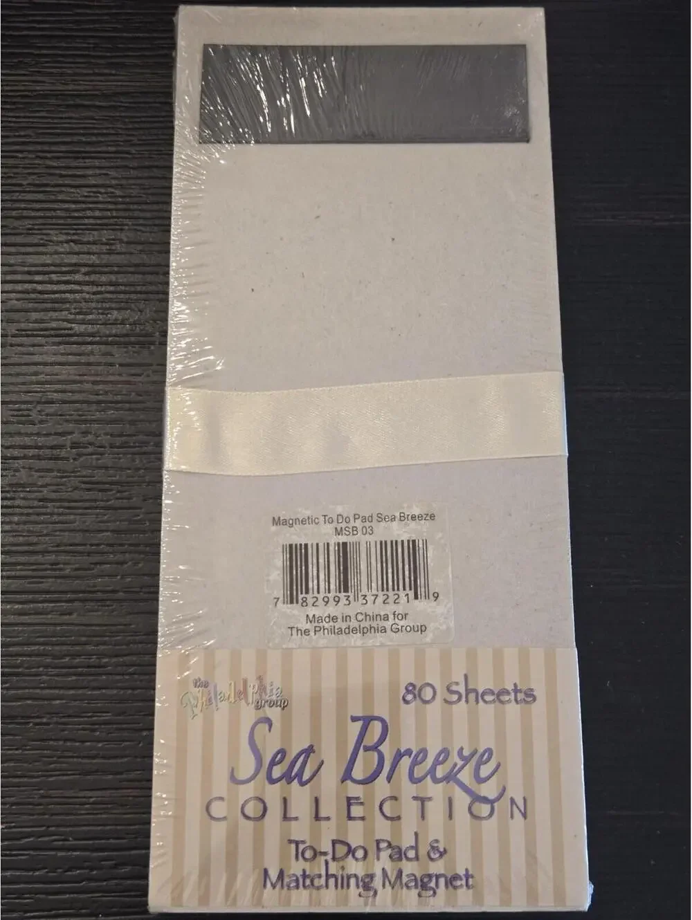 Sea Breeze Collection Blue Chair Magnetic To Do Pad Matching Magnet Sealed